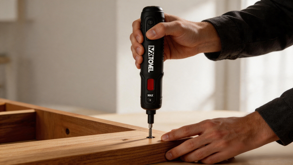 Cordless Screwdriver for furniture assembly and DIY projects